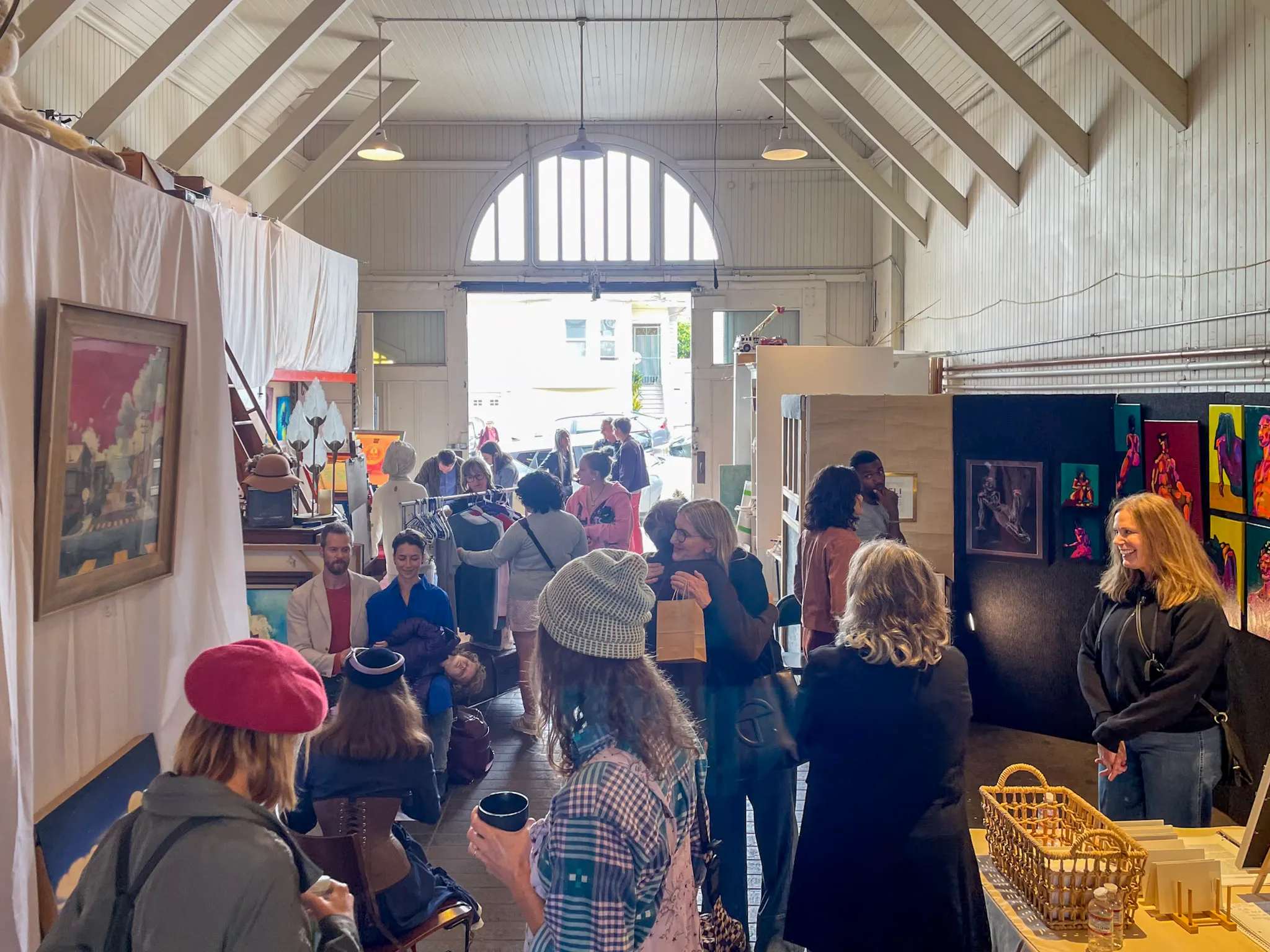 The firehouse garage