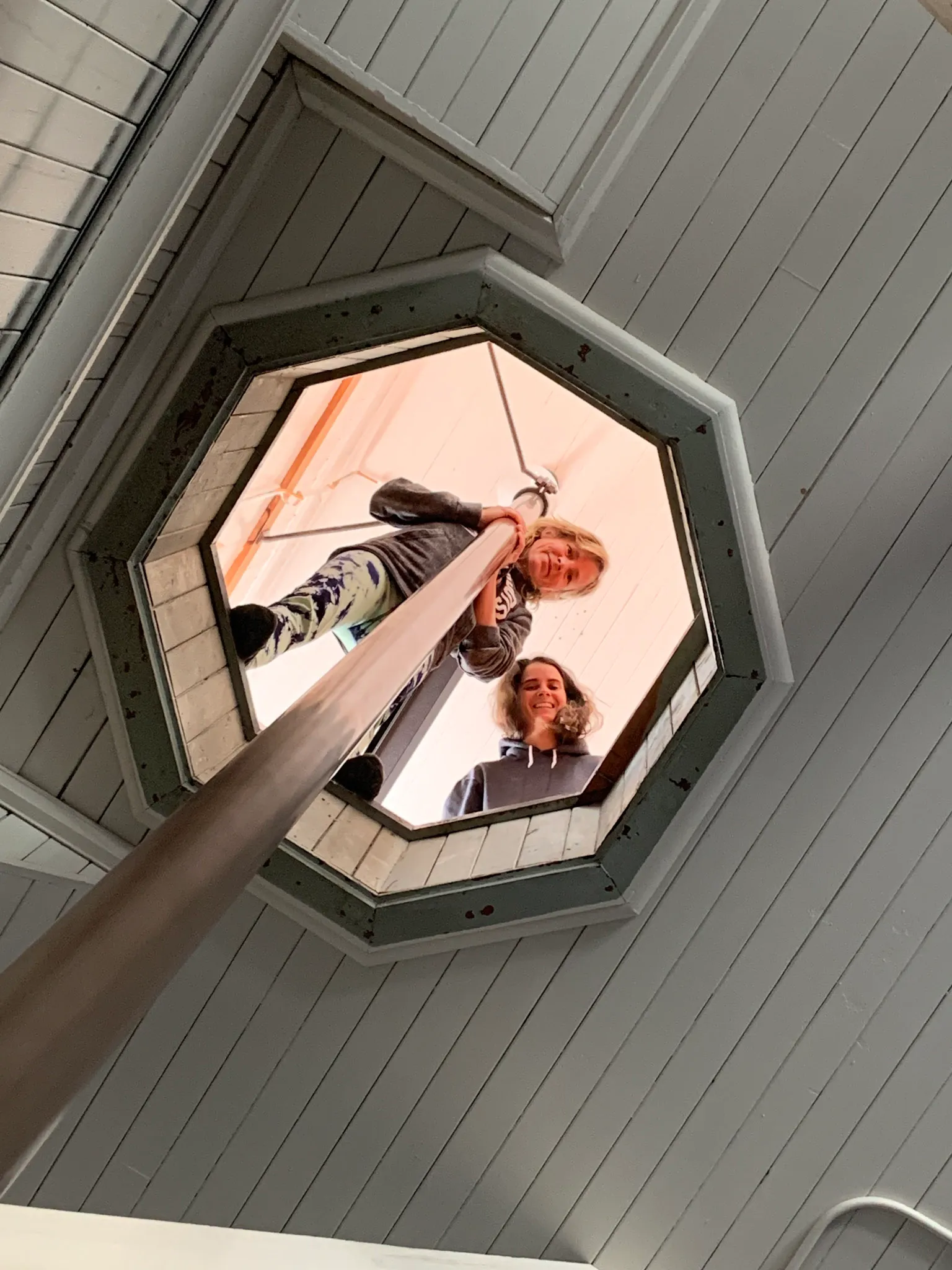 The fire pole at Engine 43